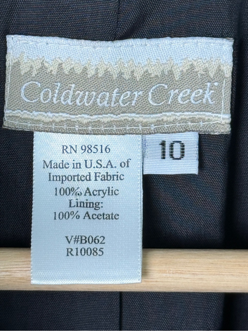 Coldwater Creek Baroque Tapestry Jacquard Blazer Gold Black Dark Academia Sz 10 - Picture 8 of 9